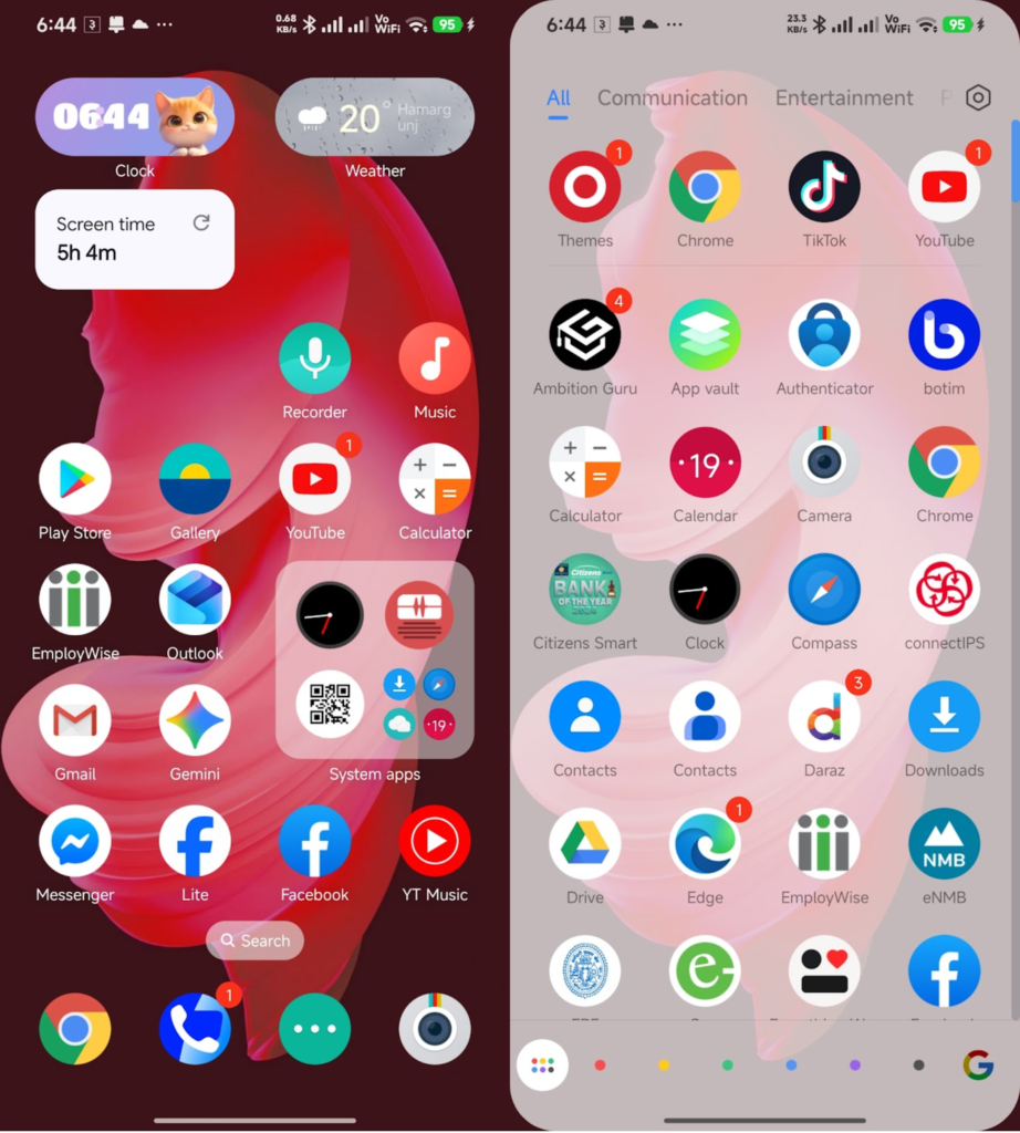 New Oxy Era Fingerprint Theme